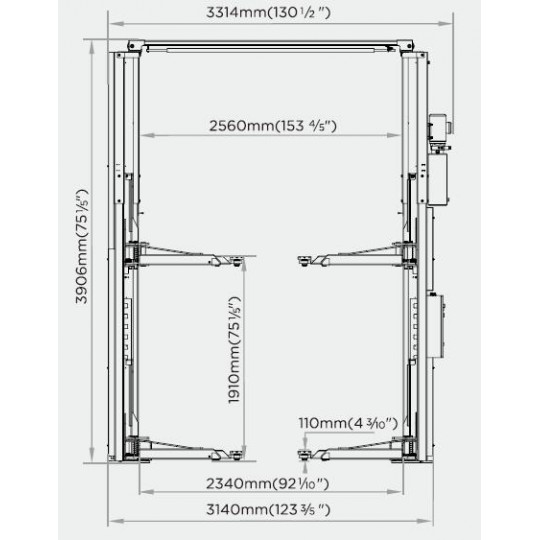 2 Post Lift IT8234EA