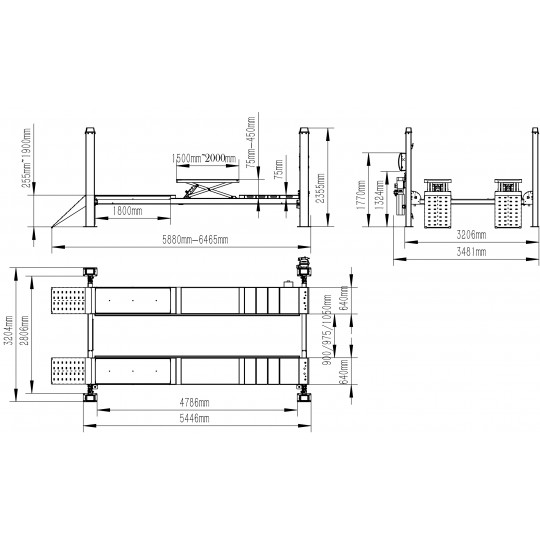 Four Post Lift IT8415S